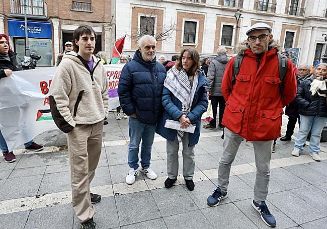 De izquierda a derecha, José Javier Lázaro, Juan Carlos Gómez, Eva Valentín Minayo y Jorge Lebrero.